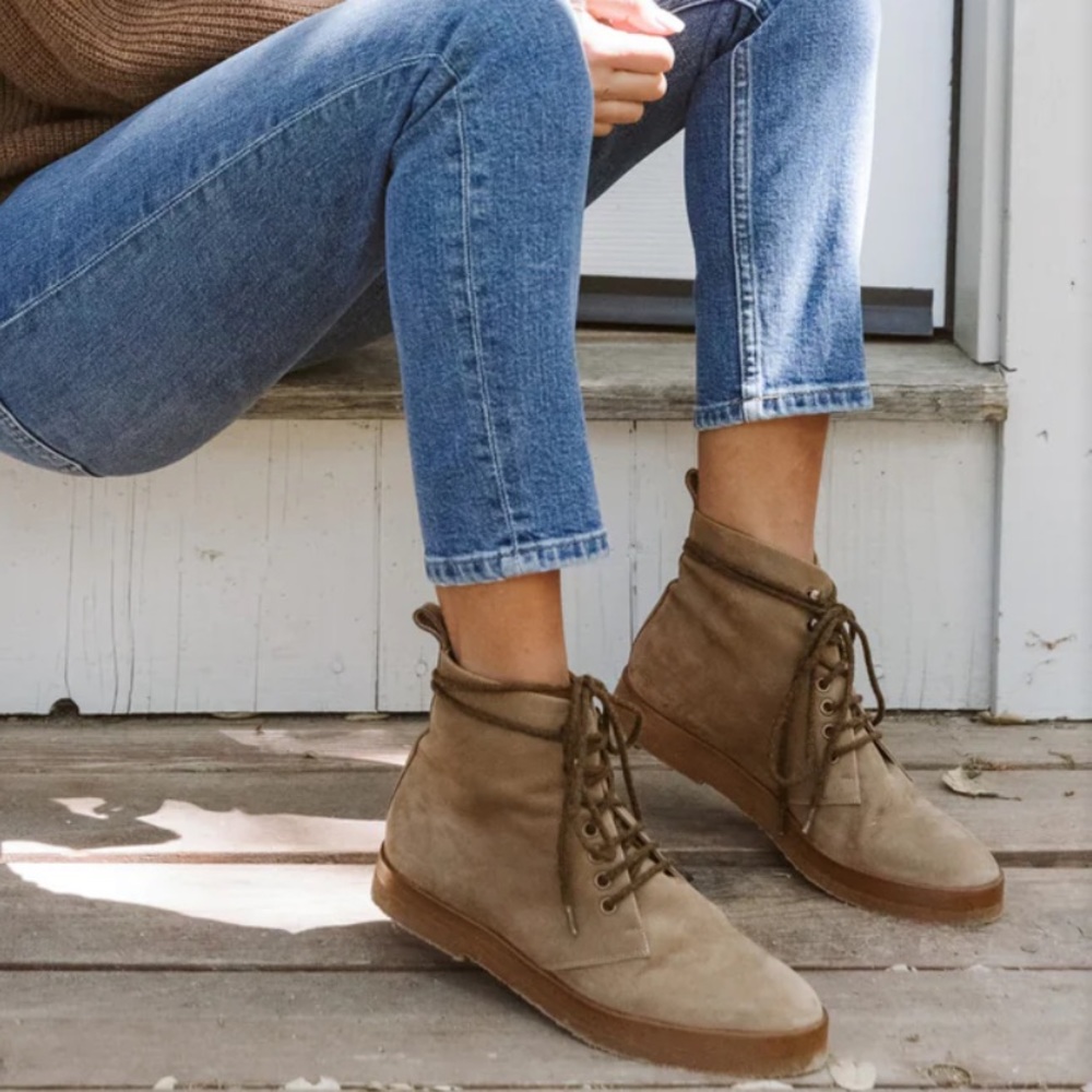 Jenni Kayne Oiled Leather Canyon Boots